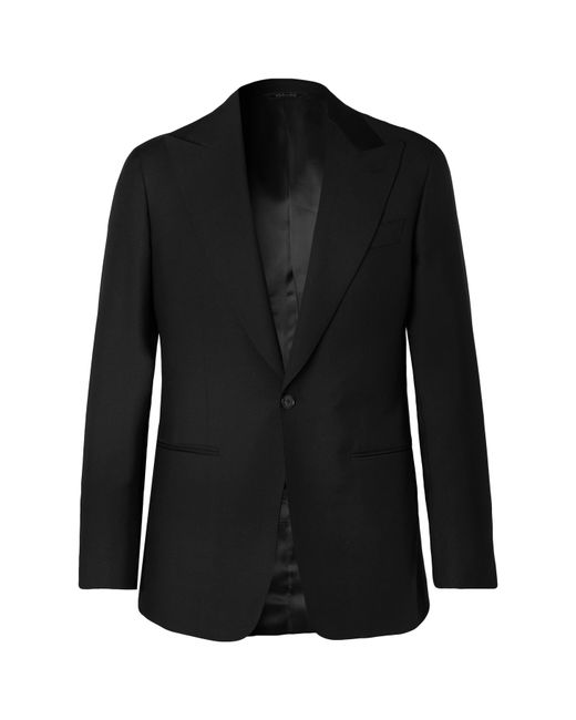 Saman Amel Wool and Mohair-Blend Tuxedo Jacket