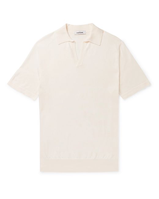 Saman Amel Mercerised Cotton and Silk-Blend Polo Shirt