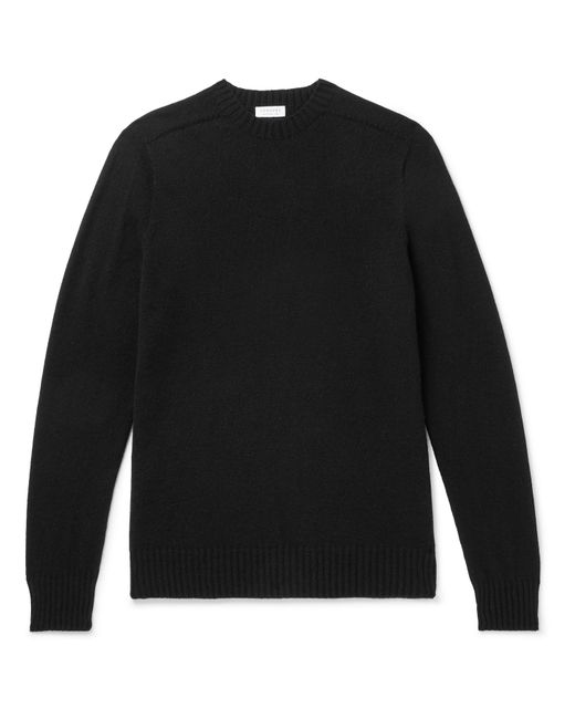 Sunspel Ian Fleming Mélange Cashmere and Cotton-Blend Sweater