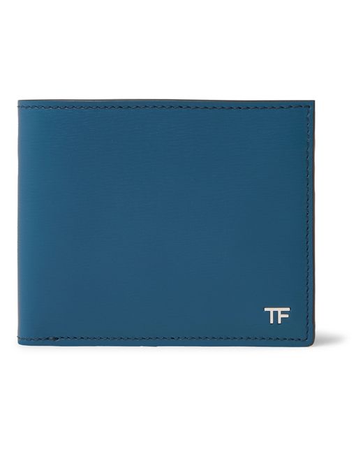 Tom Ford Logo-Appliquéd Textured-Leather Billfold Wallet