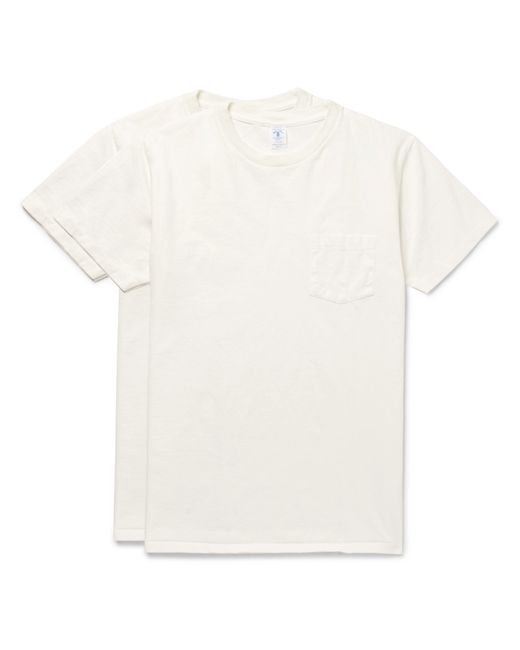Velva Sheen Two-Pack Slub Cotton-Jersey T-Shirts