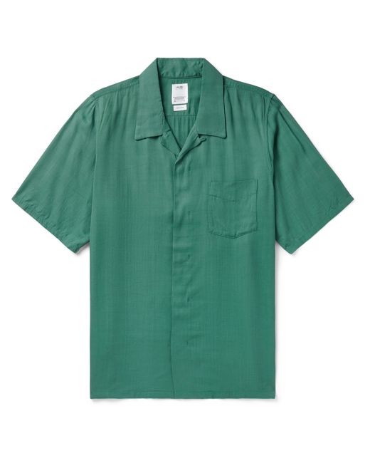 Visvim Camp-Collar Printed Voile Shirt