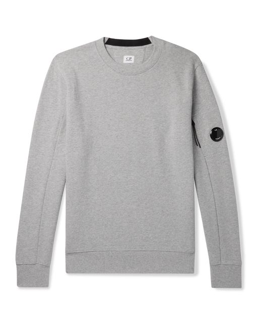 CP Company Logo-Appliquéd Fleece-Back Cotton-Jersey Sweatshirt