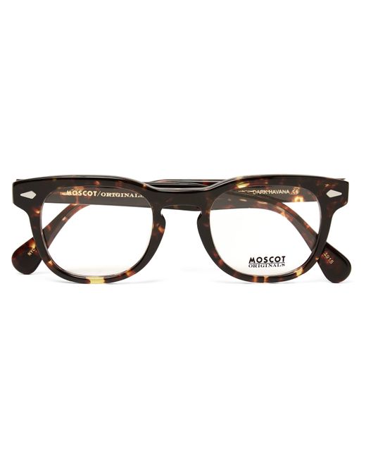 Moscot Gelt Square-Frame Tortoiseshell Acetate Optical Glasses