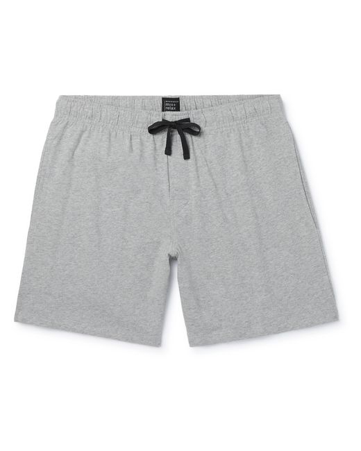 Schiesser Mélange Cotton-Jersey Pyjama Shorts