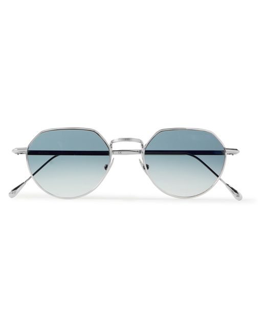 Oliver Spencer MONC Lyminton Round-Frame Tone Sunglasses