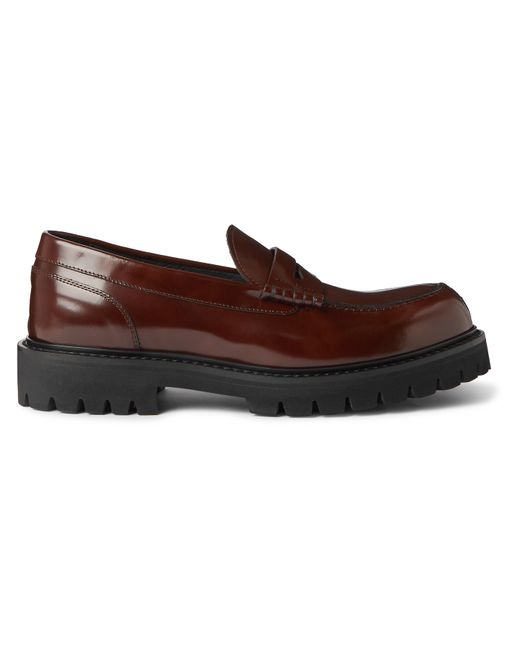 Paul Smith Byron Polished-Leather Penny Loafers