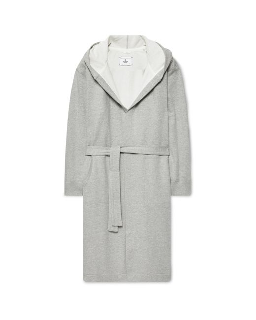 Reigning Champ Loopback Cotton-Jersey Hooded Robe
