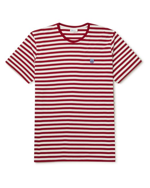 Schiesser George Striped Cotton-Jersey T-Shirt