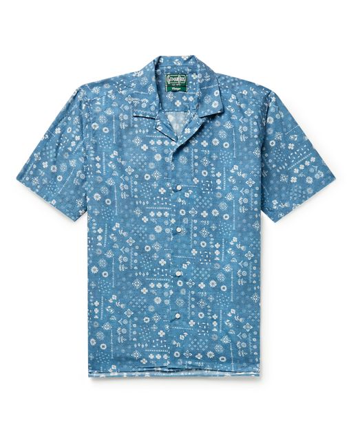 Gitman Vintage Camp-Collar Printed Cotton Shirt
