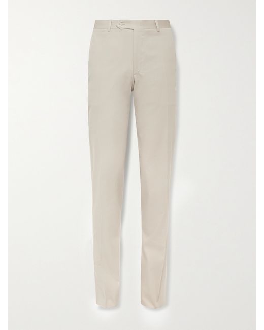 Canali Slim-Fit Cotton-Blend Twill Suit Trousers