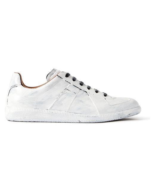 Maison Margiela Replica Painted Leather Sneakers