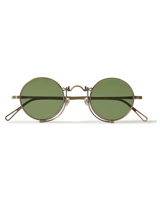 Matsuda Round-Frame Tone Sunglasses
