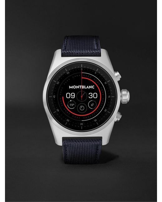 Montblanc Summit Lite 43mm Aluminium and Nylon Smart Watch Ref. No. 128411