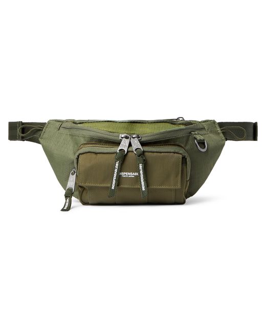 Indispensable Webbing-Trimmed Ripstop Canvas and Twill Belt Bag
