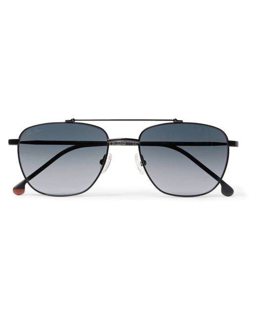 Loro Piana Open 54 Aviator-Style Titanium and Acetate Polarised Sunglasses