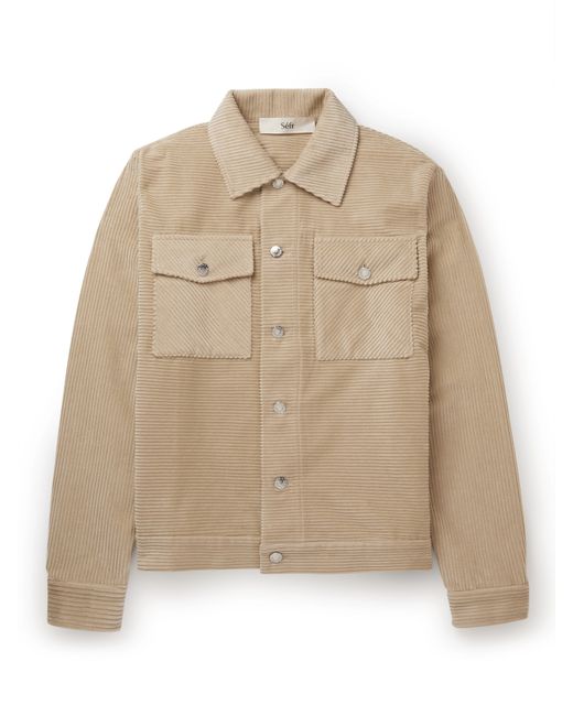 Séfr Eric Cotton-Corduroy Shirt Jacket
