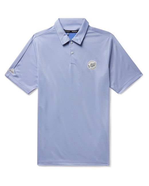 adidas Golf Appliquéd Recycled Primeblue Piqué Golf Polo Shirt