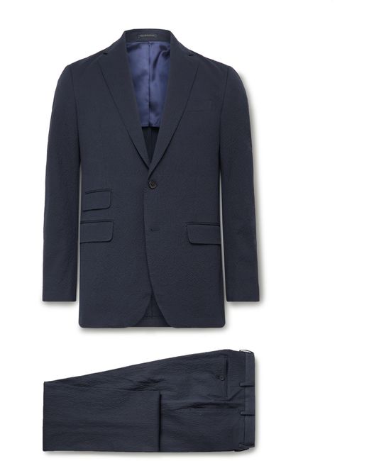 Sid Mashburn Kincaid No. 2 Slim-Fit Cotton-Blend Seersucker Suit