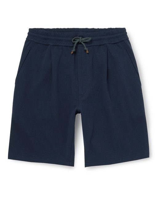 Brunello Cucinelli Cotton-Blend Jersey Drawstring Shorts