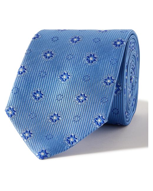 Turnbull & Asser 8cm Silk-Jacquard Tie