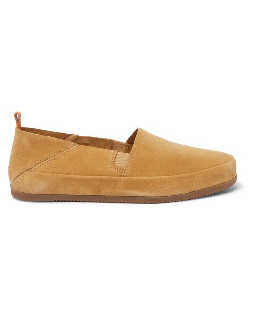 Mulo Collapsible-Heel Suede Loafers