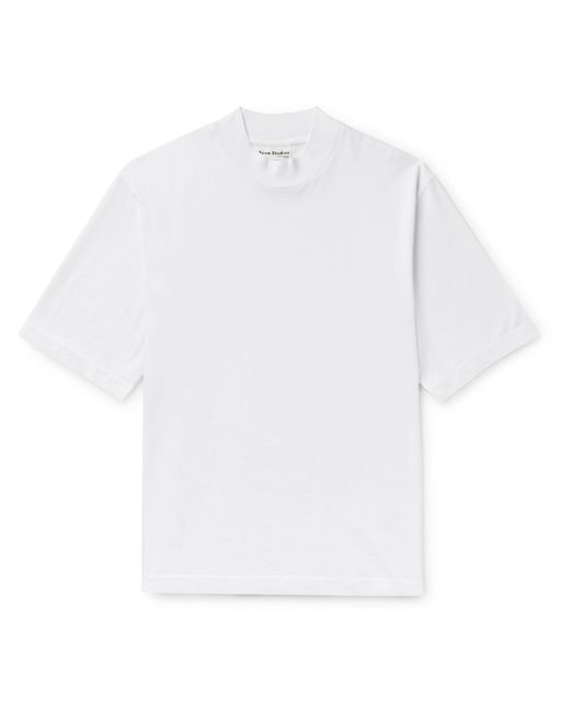 Acne Studios Cotton-Jersey Mock-Neck T-Shirt