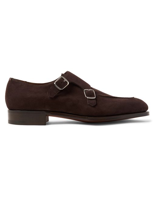 Edward Green Fulham Leather Monk-Strap Shoes