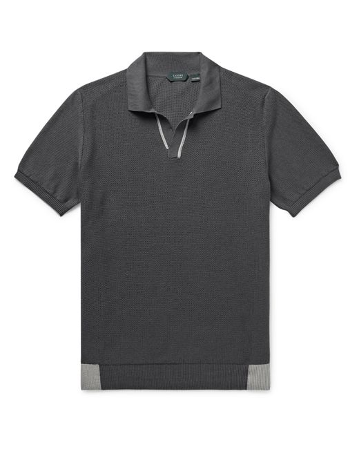 Incotex Contrast-Tipped Cotton Polo Shirt