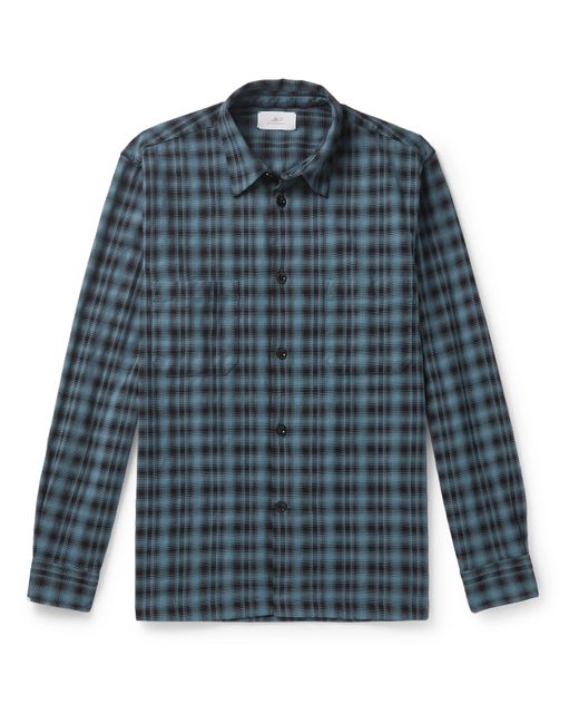 Mr P. MR P. Oversized Checked Flannel Overshirt