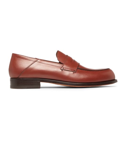 Mr P. MR P. Dennis Collapsible-Heel Leather Loafers