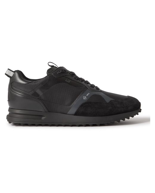 Dunhill Radial 2.0 Leather and Suede-Trimmed Ripstop Sneakers