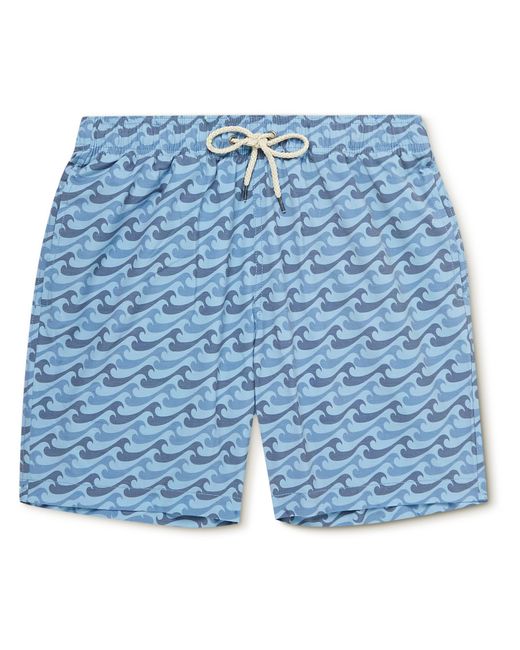 Faherty Long-Length Printed Recycled Shell Swim Shorts