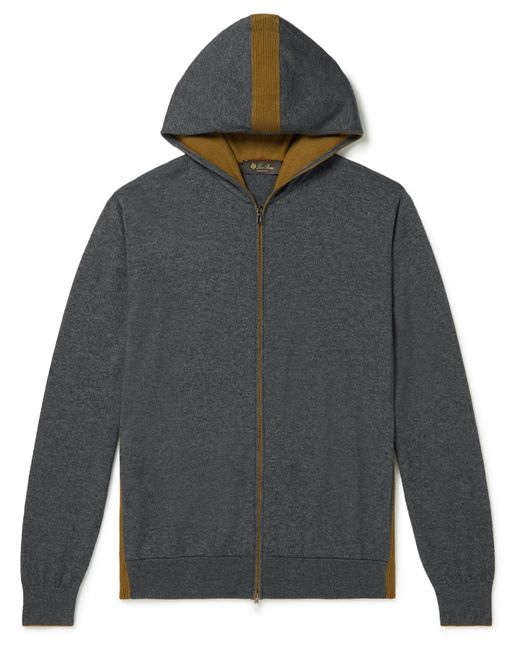 Loro Piana Cotton and Cashmere-Blend Zip-Up Hoodie