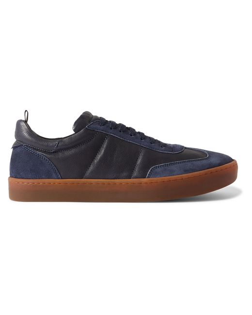 Officine Creative Leather and Suede Sneakers