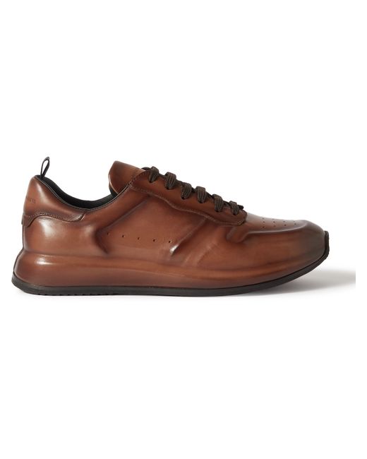 Officine Creative Race Lux 1 Glossed Leather Sneakers