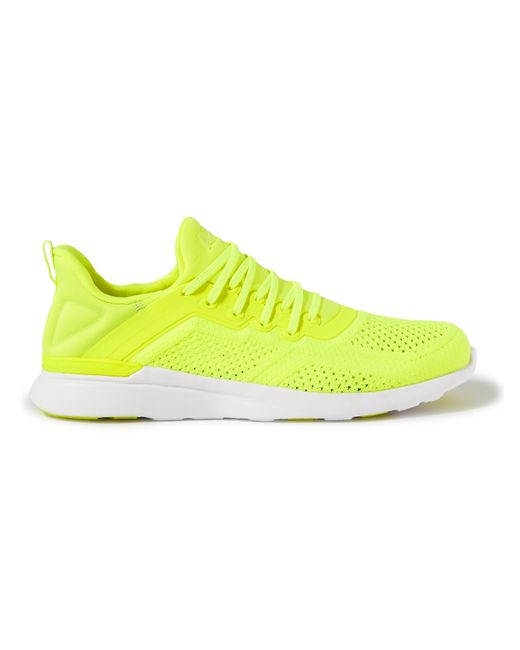 APL Athletic Propulsion Labs Tracer Neon TechLoom and Neoprene Running Sneakers