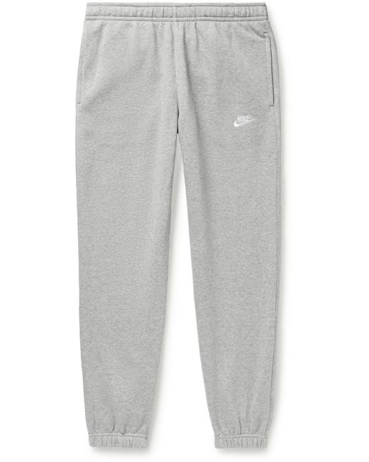 Nike Sportswear Club Tapered Cotton-Blend Jersey Sweatpants