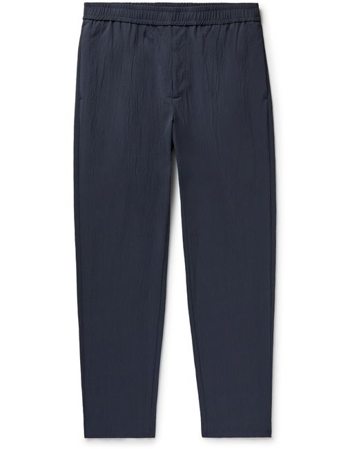 Theory Graham Tapered Crinkled Nylon-Blend Trousers