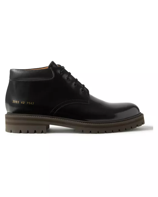 Common Projects Combat Derby Leather Boots