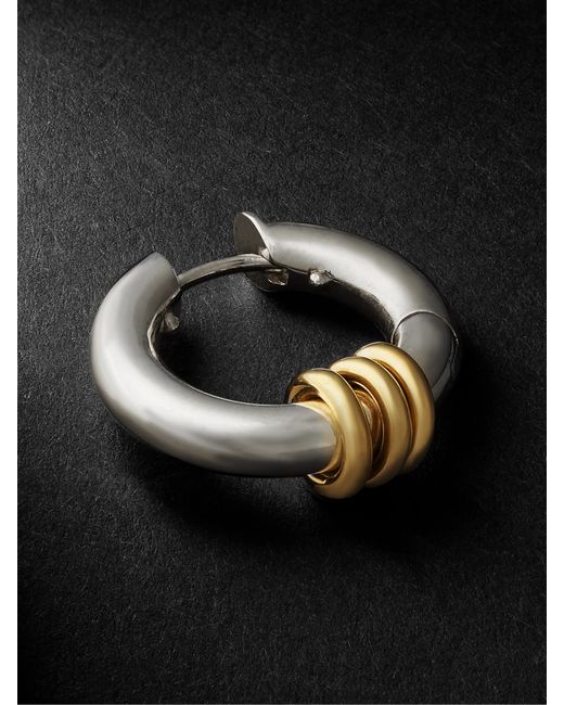 Spinelli Kilcollin and Gold Single Hoop Earring