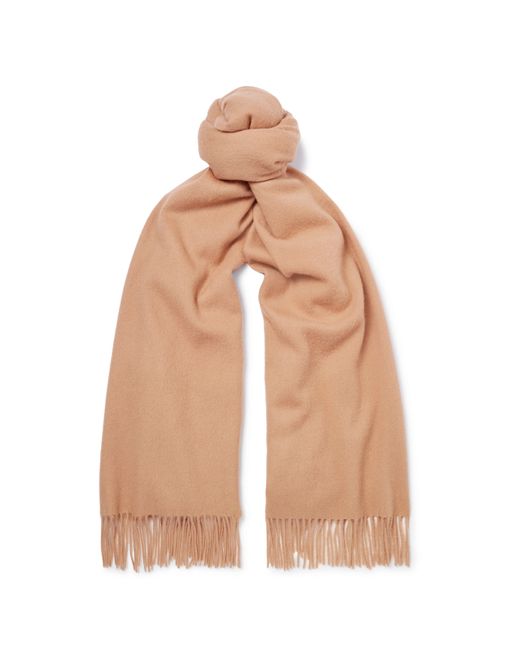 Mulberry Fringed Wool Scarf