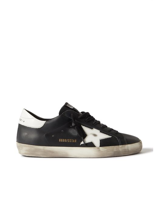 Golden Goose Superstar Distressed Leather Sneakers