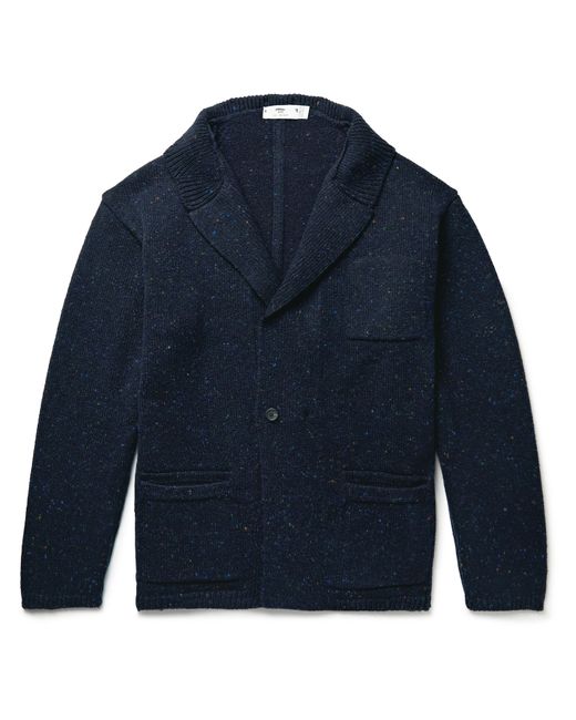 Inis Meáin Unstructured Donegal Merino Wool and Cashmere-Blend Blazer