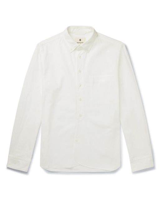 Snow Peak Button-Down Collar Organic Cotton-Poplin Shirt