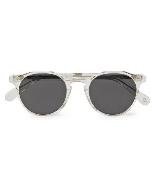 Monc Kallio Round-Frame Bio-Acetate Sunglasses