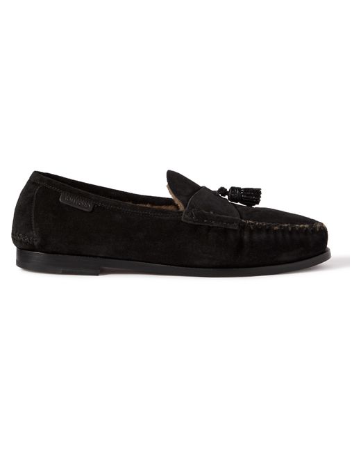 Tom Ford Berwick Shearling-Lined Tasselled Suede Loafers