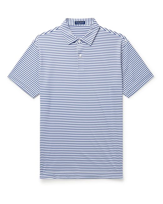 Peter Millar Music Striped Tech-Jersey Polo Shirt
