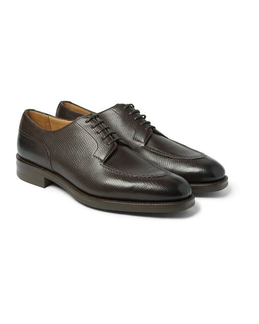 Edward Green Dover Cross-grain Leather Derby Shoes