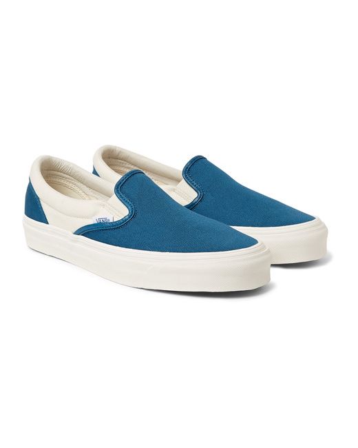 Vans Og Classic Lx Two-tone Canvas Slip-on Sneakers